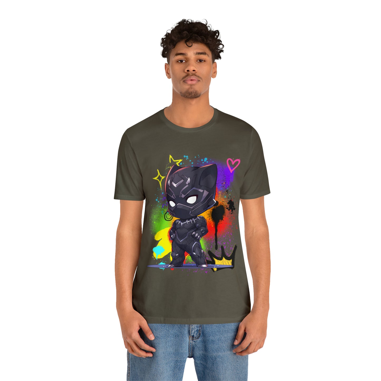 Black Panther Jersey Short Sleeve Tee