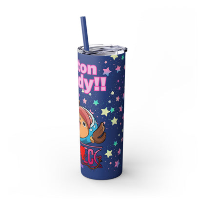 One Piece - Chopper Loves Cotton Candy Skinny Tumbler with Straw, 20oz
