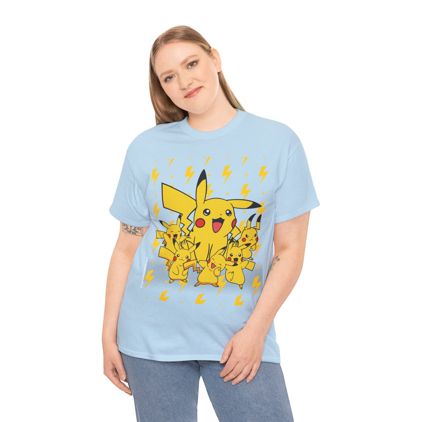 Pika Pika Pika Unisex Heavy Cotton Tee