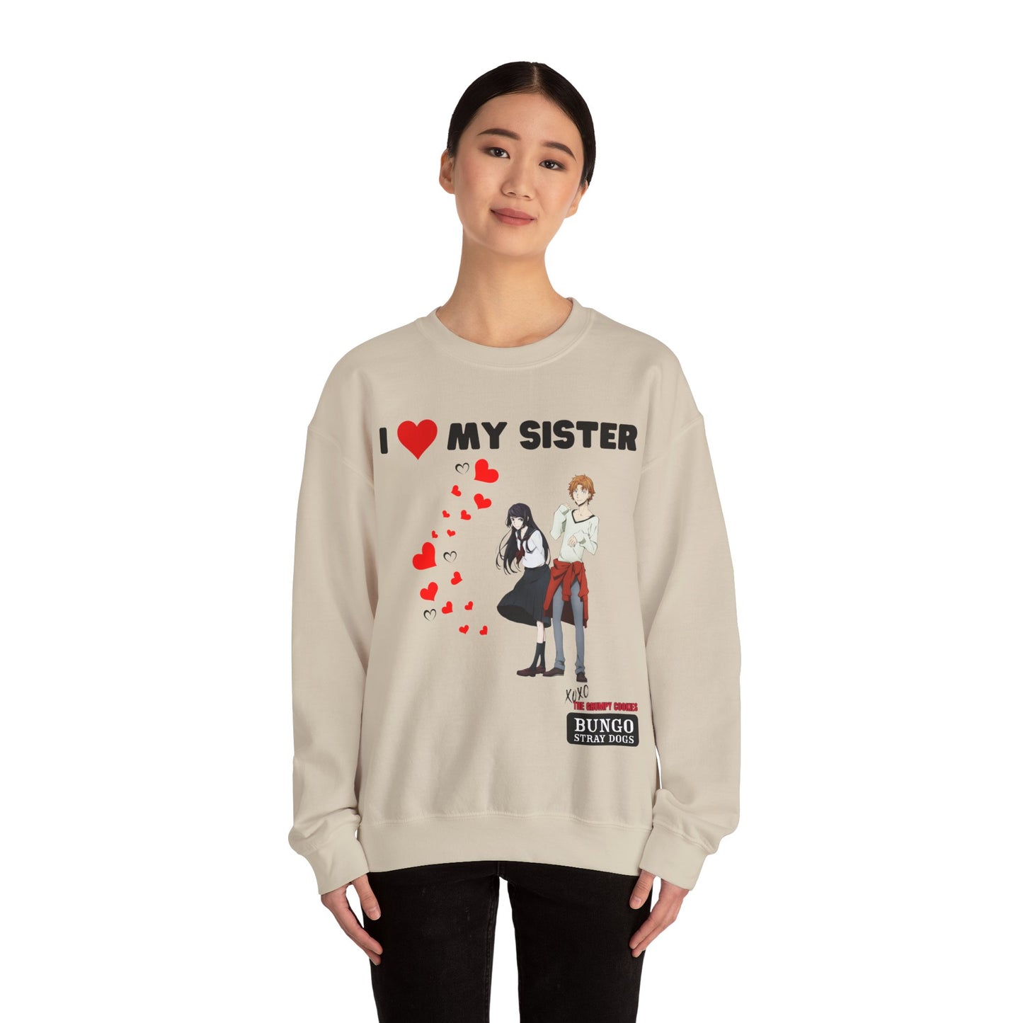 Bungo Stray Dogs - Not Related Unisex Heavy Blend™ Crewneck Sweatshirt