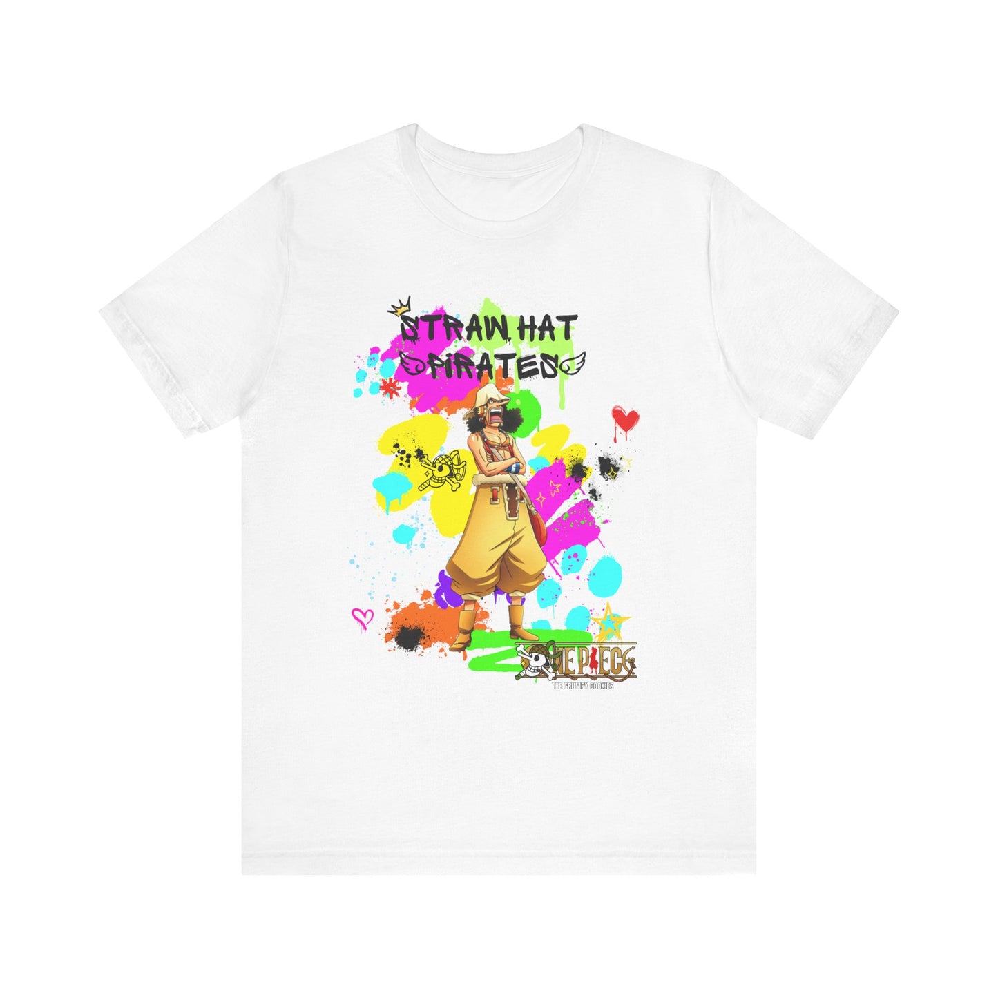 One Piece - Graffiti Usopp  Unisex Jersey Short Sleeve Tee