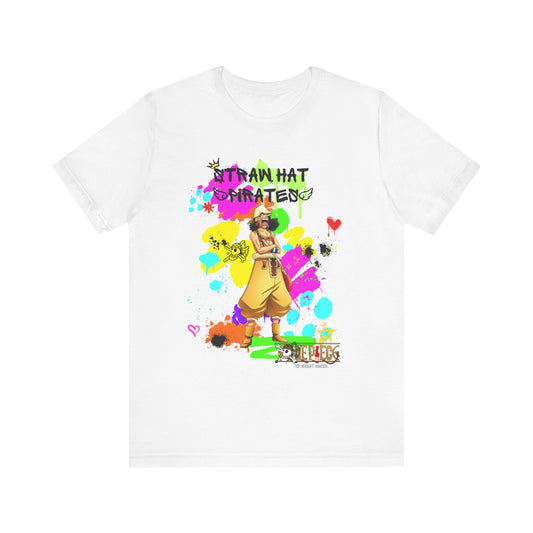 One Piece - Graffiti Usopp  Unisex Jersey Short Sleeve Tee