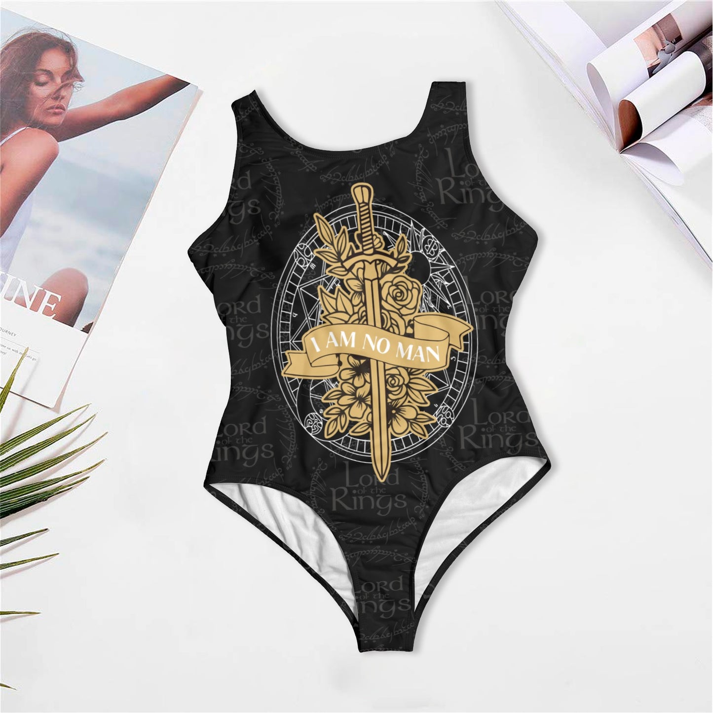 Lord Of The Rings - I am No Man Women's One Piece Swimsuit