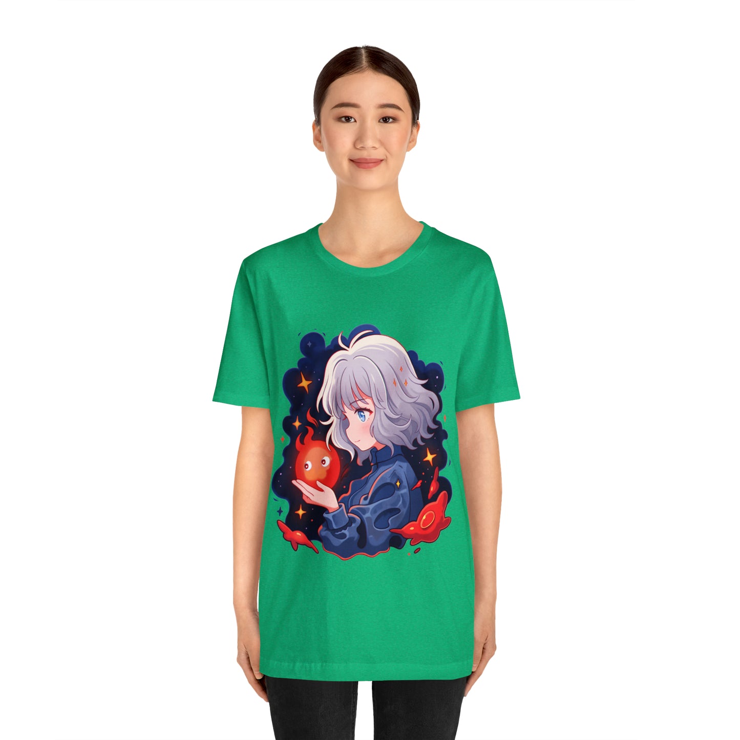 Howl's Moving Castle Jersey Short Sleeve Tee