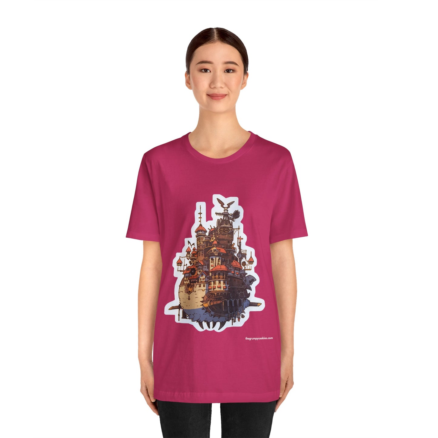 Howl's Moving Castle Jersey Short Sleeve Tee