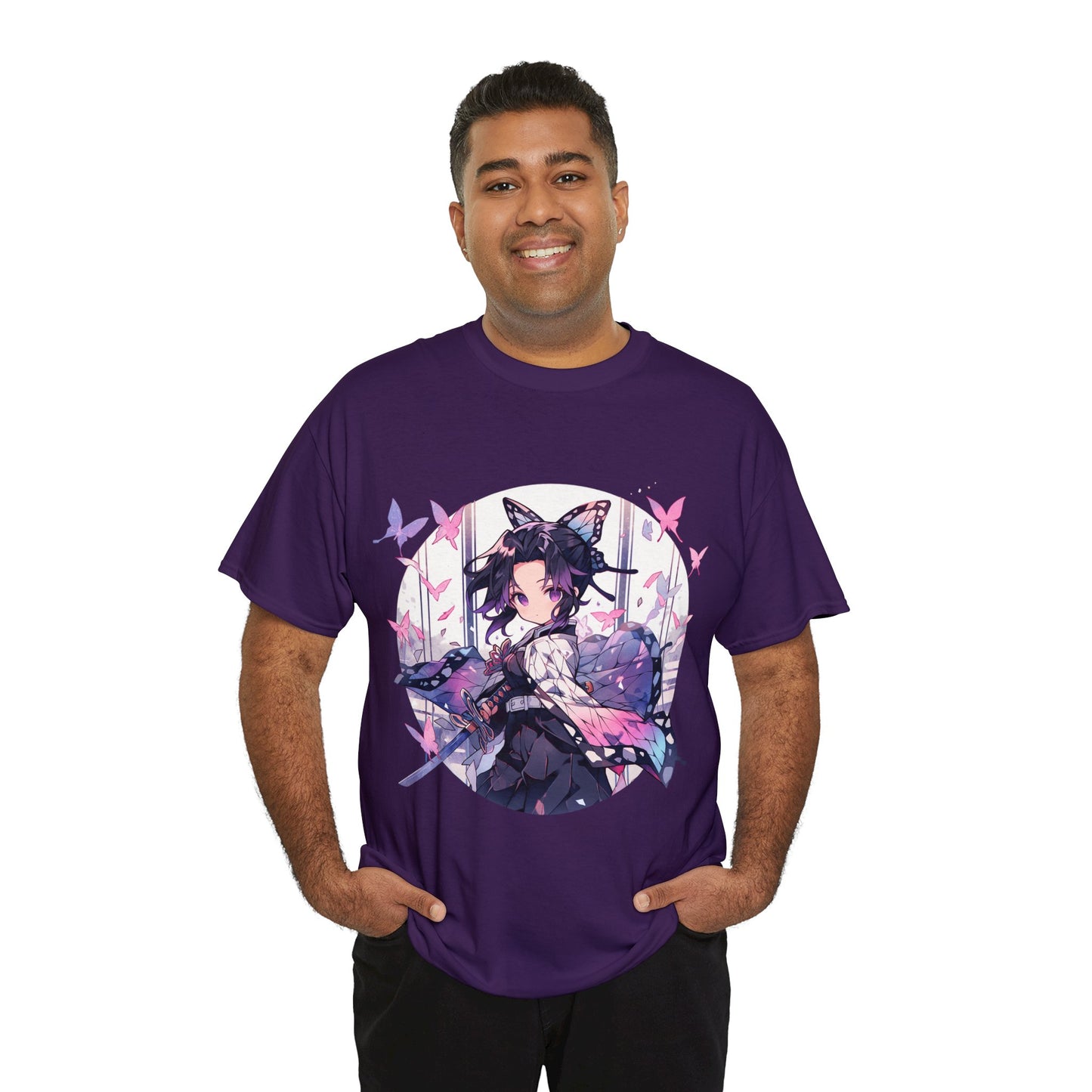 Stained Glass Shinobu Kocho Series Unisex Heavy Cotton Tee