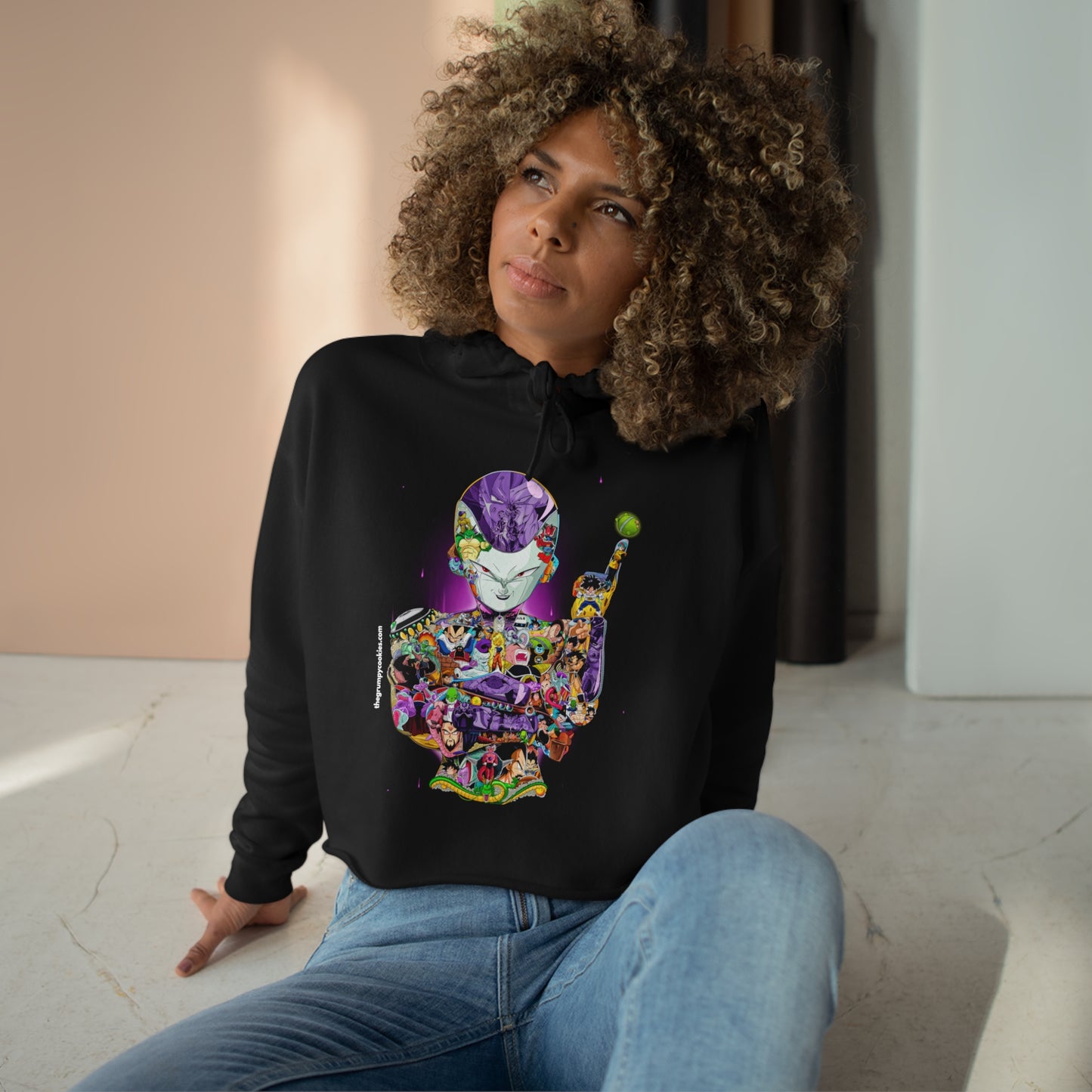 Dragon Ball Z Frieza Crop Hoodie