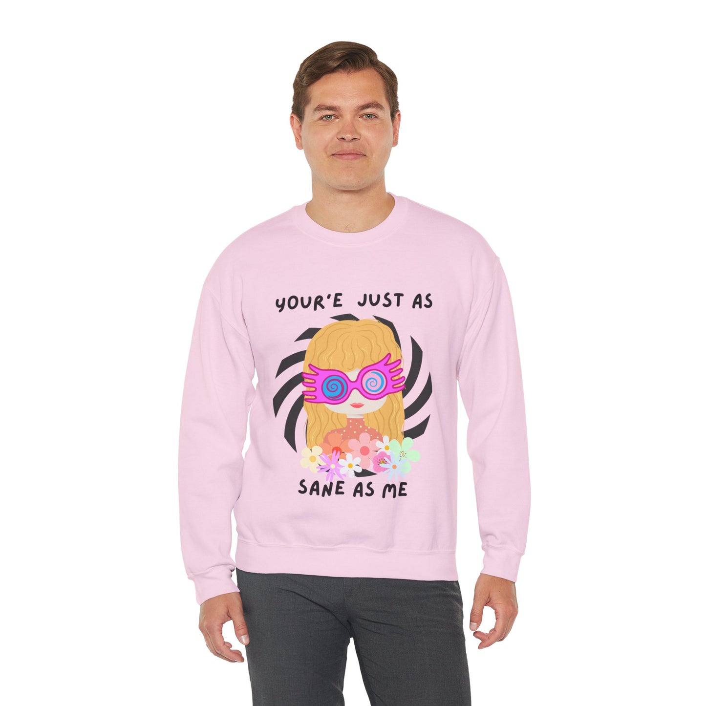 Just as Sane Unisex Heavy Blend™ Crewneck Sweatshirt