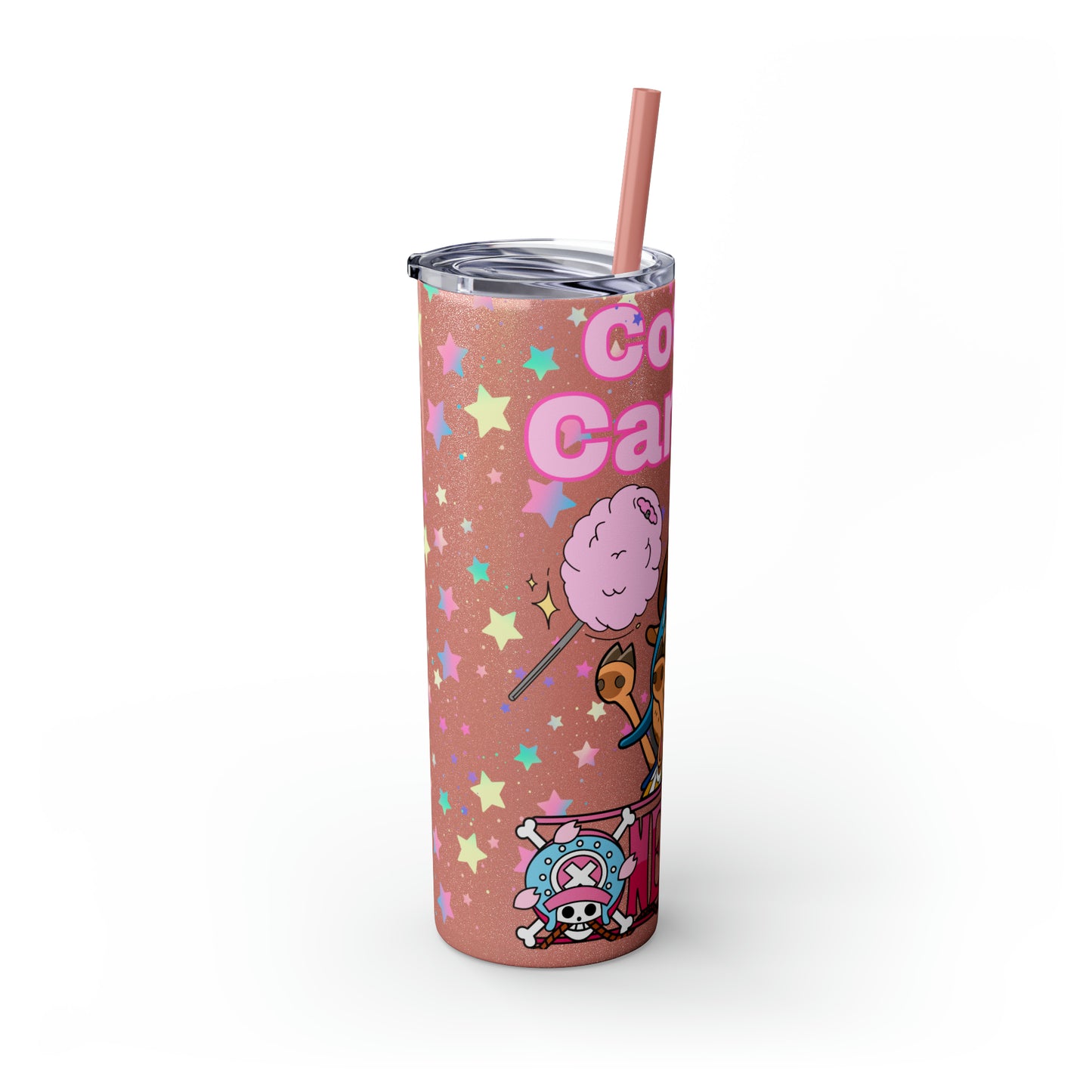 Chopper Skinny Tumbler with Straw, 20oz