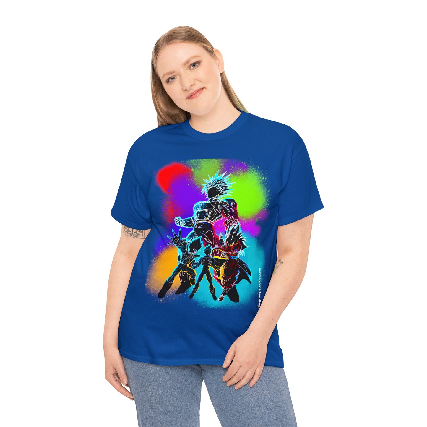 Dragon Ball Z Technicolor Unisex Heavy Cotton Tee