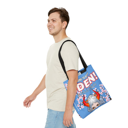 Blue I Will be Oden Tote Bag