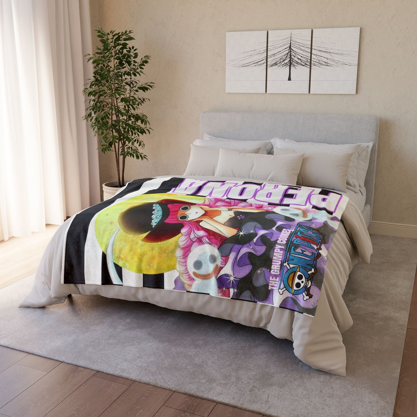 One Piece- Moonlight Perona Polyester Blanket