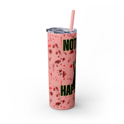 One Piece - Zoro Nothing Happened Skinny Tumbler with Straw, 20oz