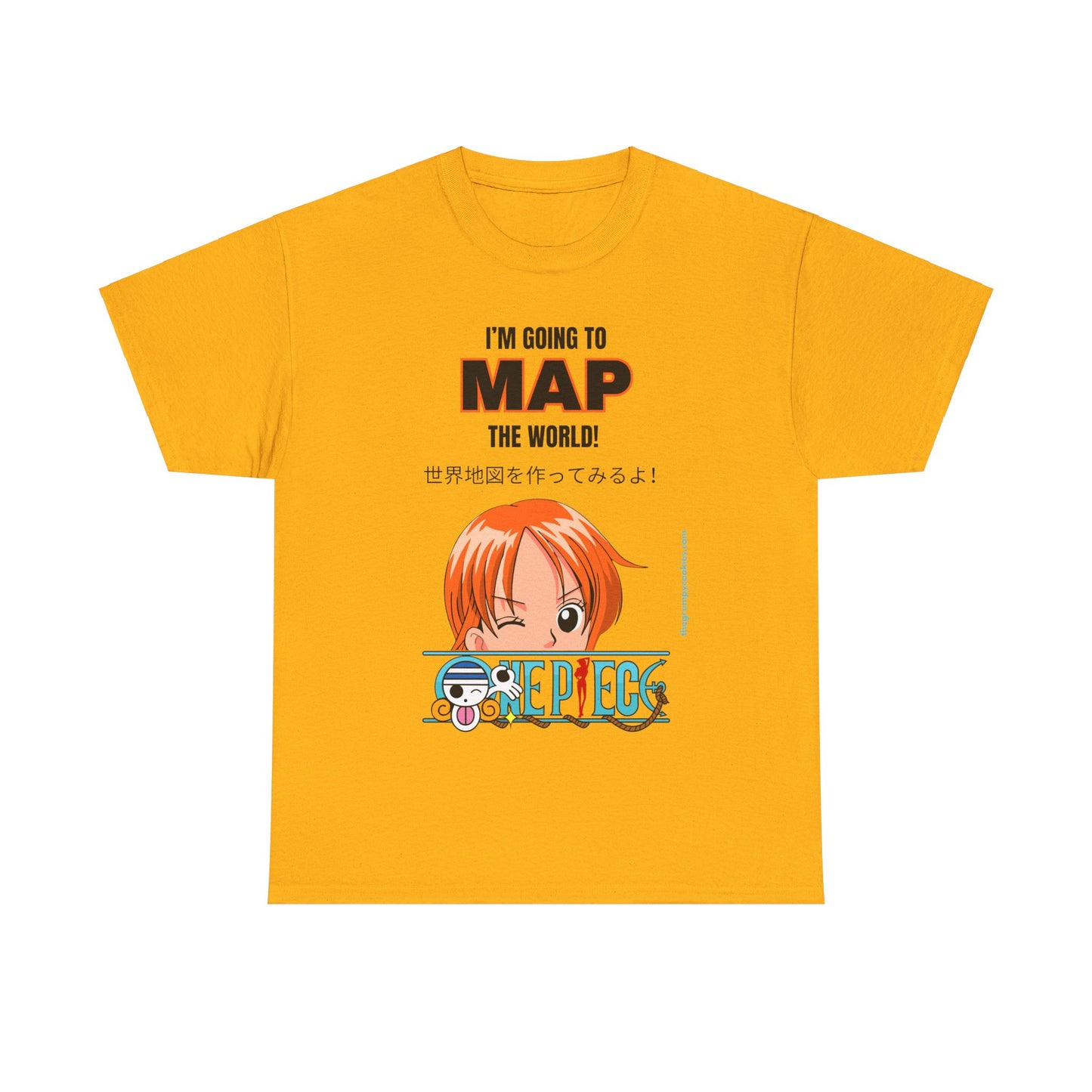 Map the World Unisex Heavy Cotton Tee