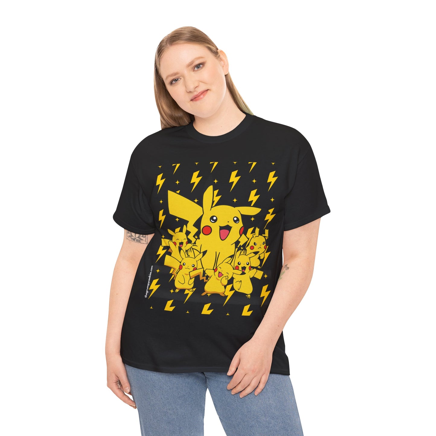 Pika Pika Pika Unisex Heavy Cotton Tee