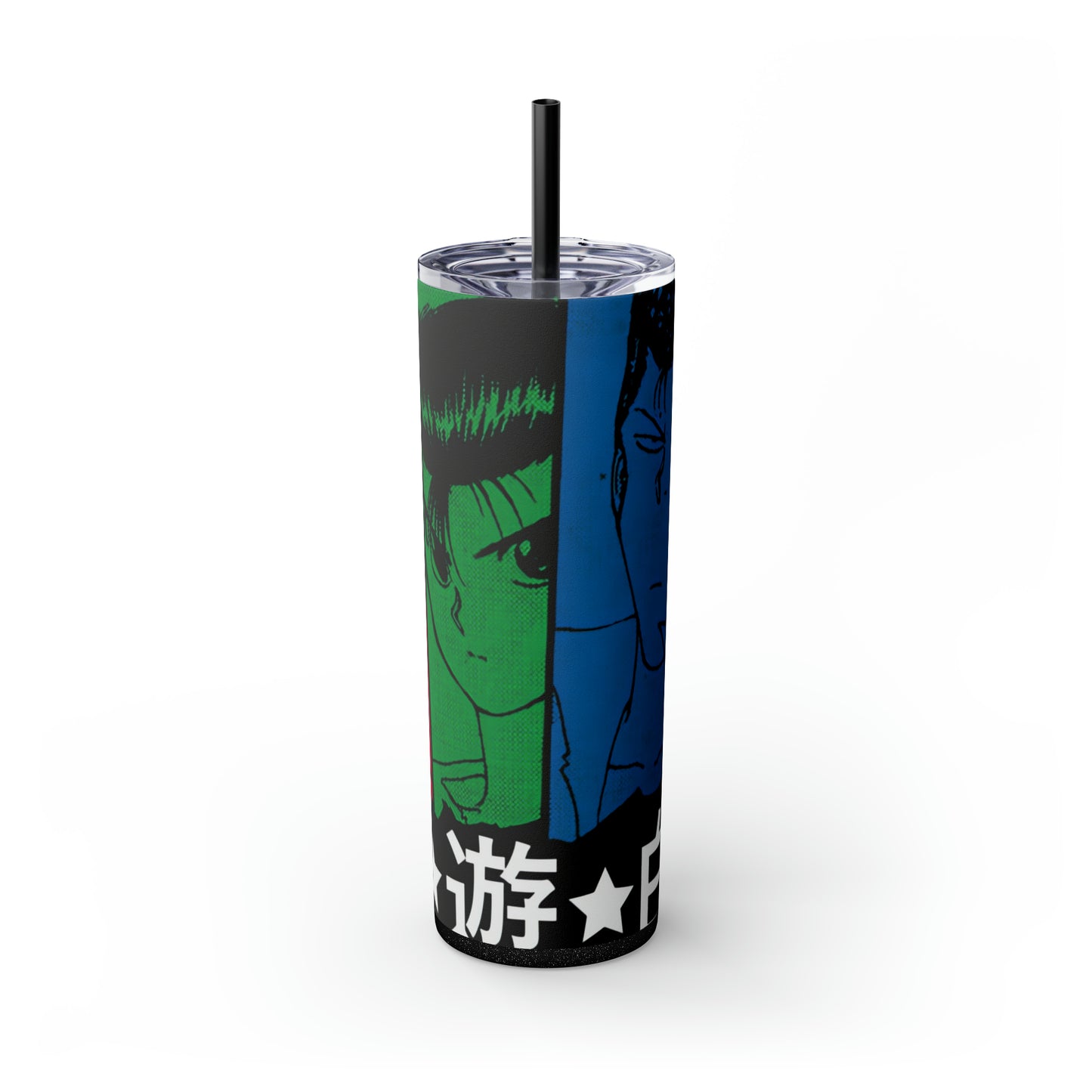 Yu Yu Hakusho Skinny Tumbler with Straw, 20oz