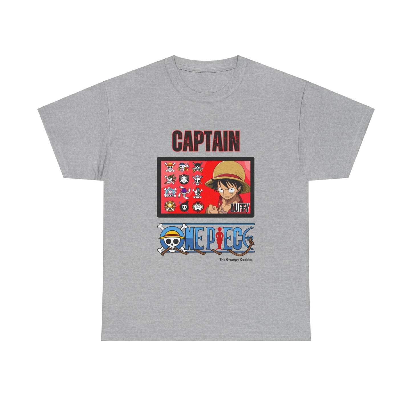 Captain Luffy Unisex Heavy Cotton Tee