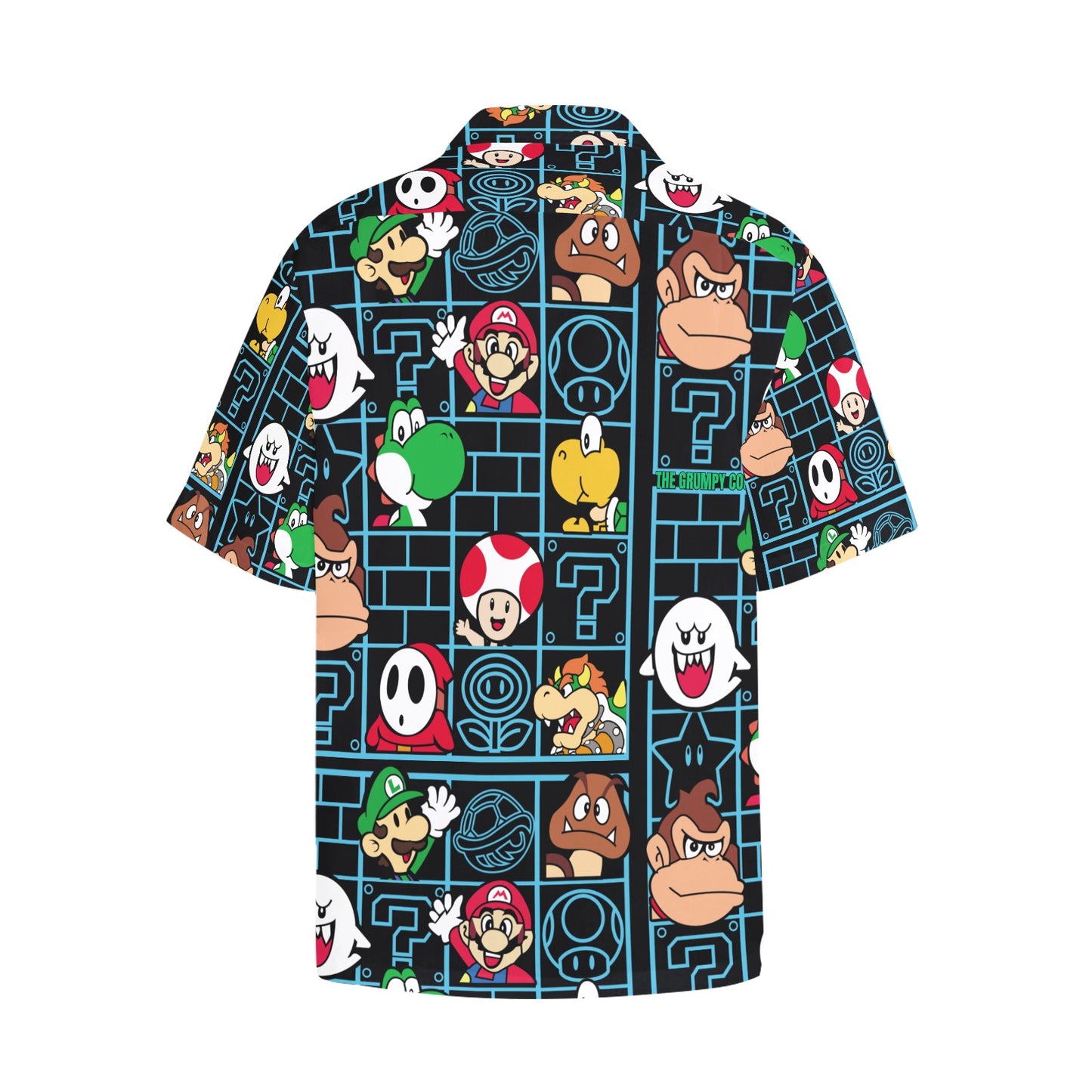 Mario Bros - It's Me Mario Hawaiian Shirt with Chest Pocket