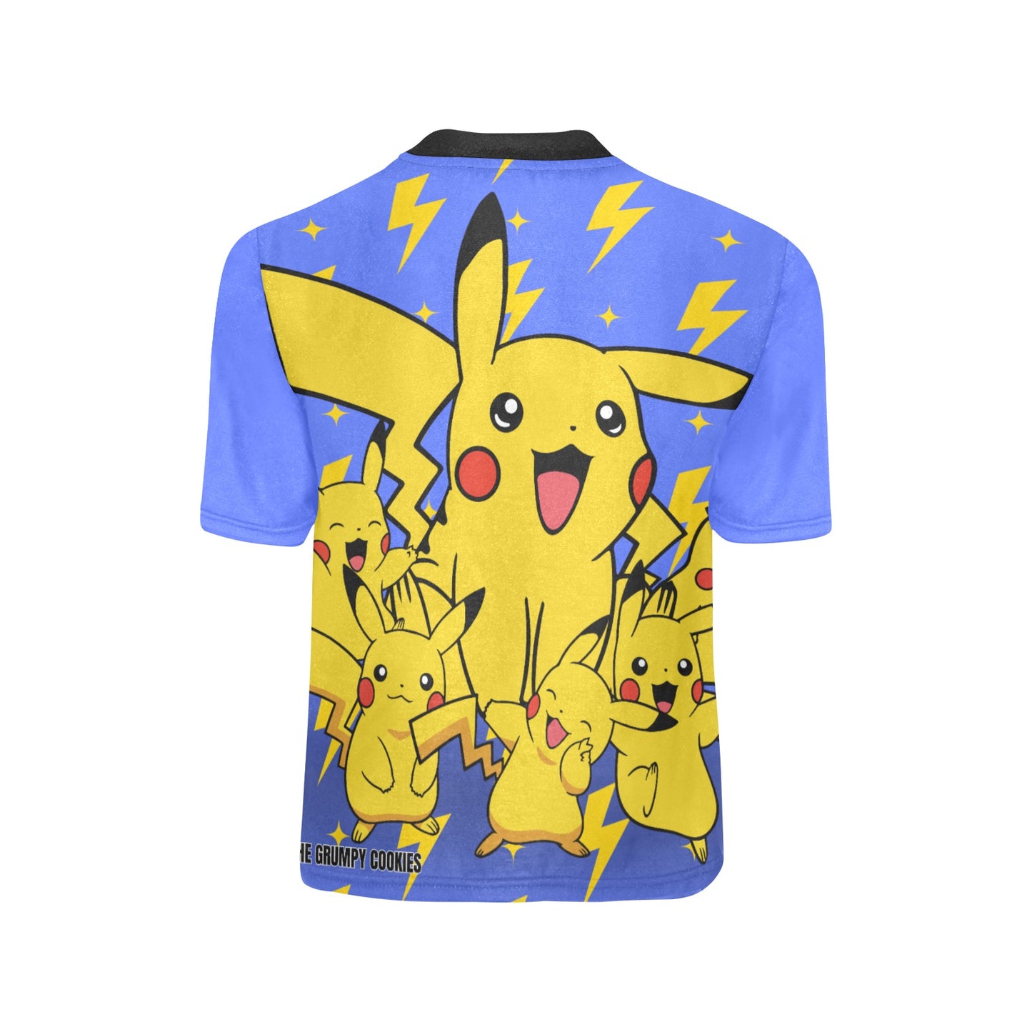 Pokemon - Pika Pika Pika Big Boy's All Over Print Crew Neck T-Shirt