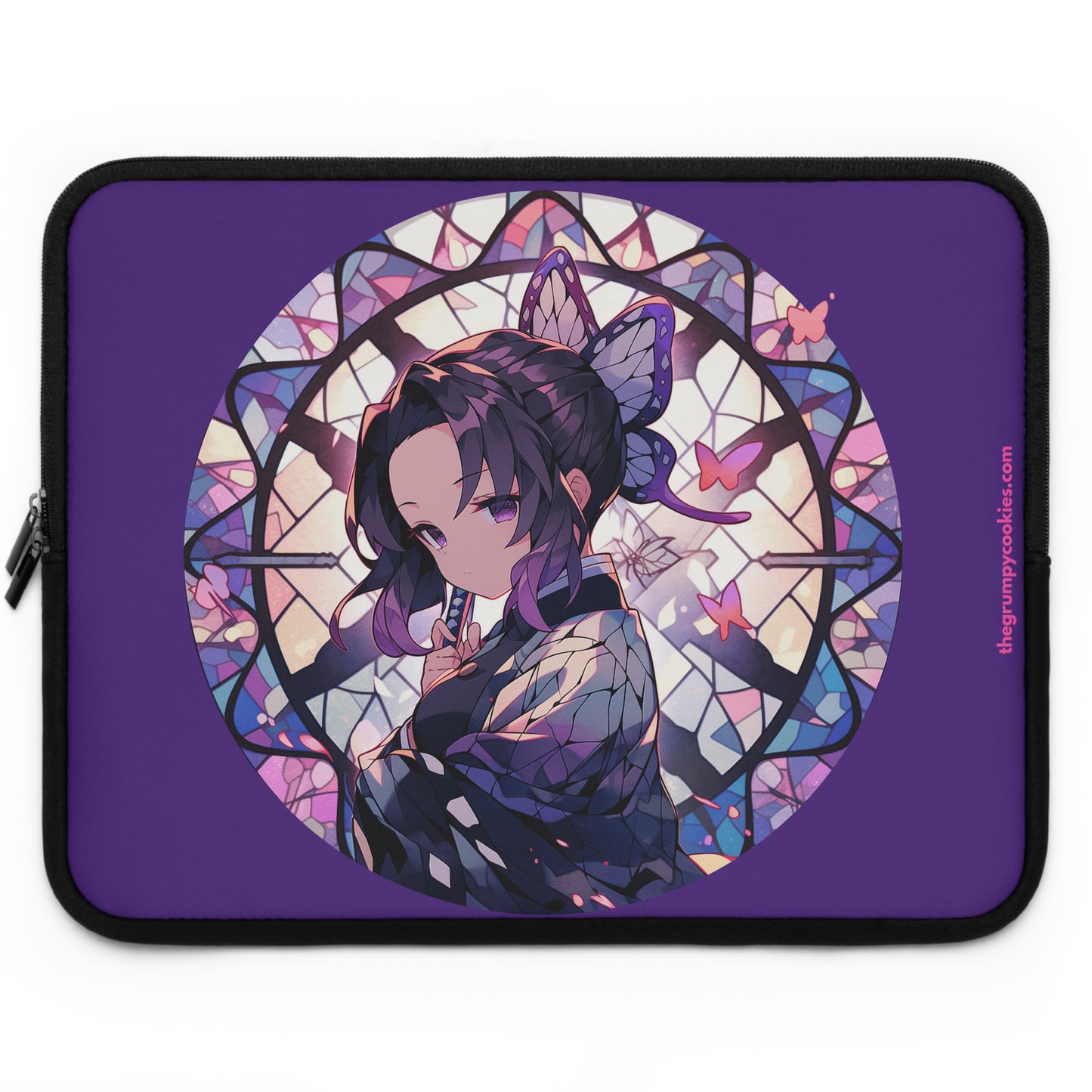 Stained Glass Shinobu Kocho Series Laptop Sleeve