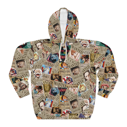 One Piece - Wanted Dead or Alive Unisex Pullover Hoodie