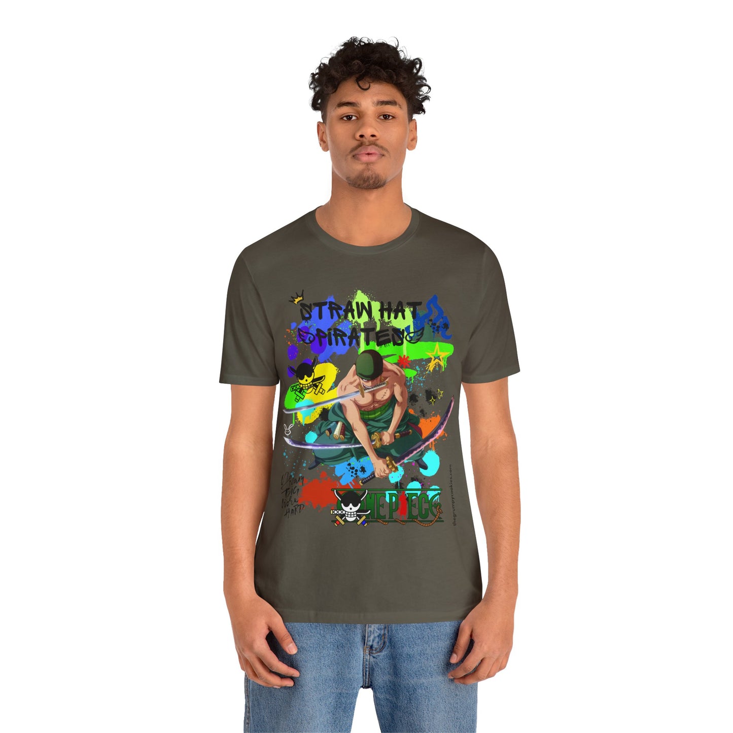 Graffiti Zoro Unisex Jersey Short Sleeve Tee