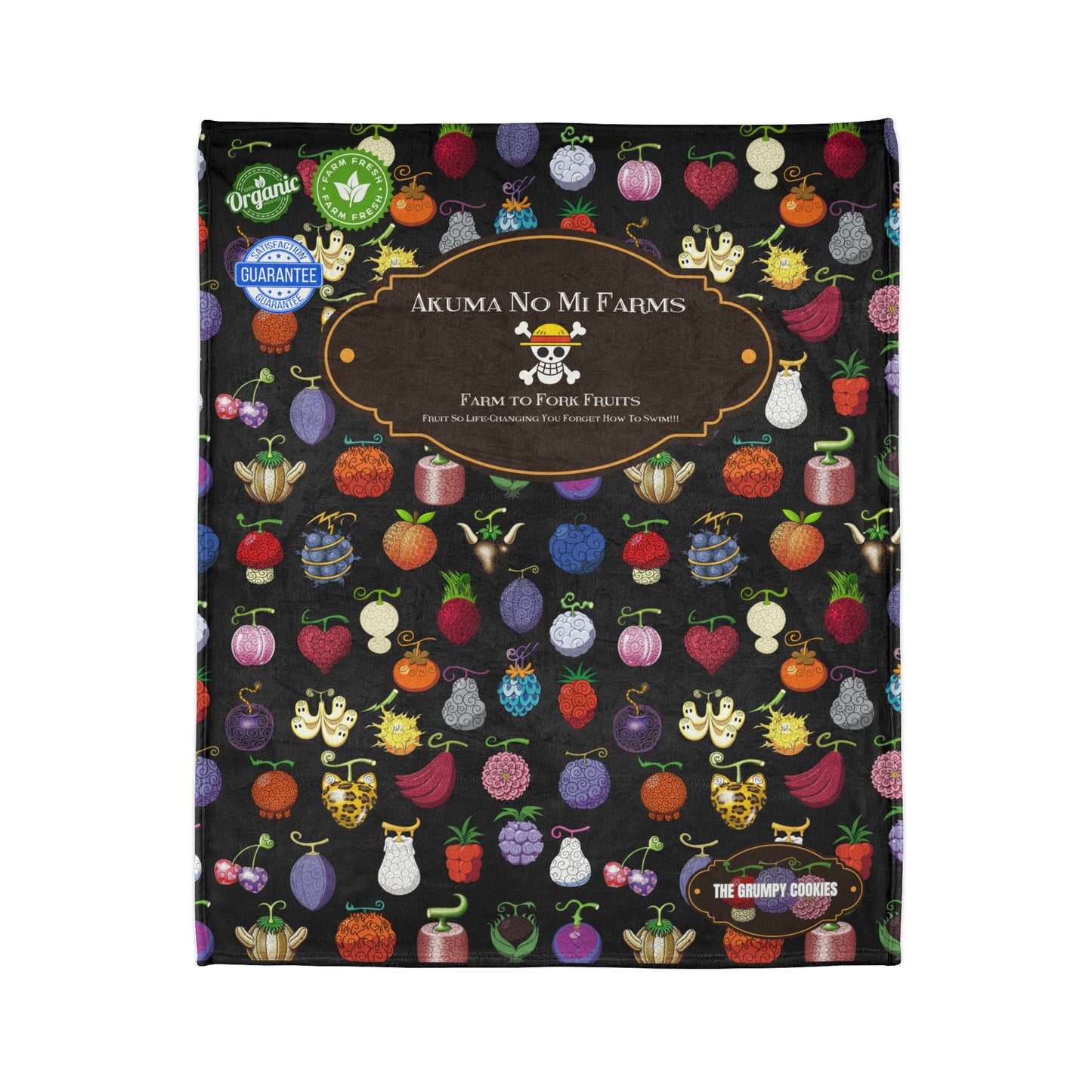 One Piece - Organic Devil Fruit Brook Polyester Blanket