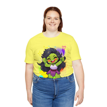 She Hulk Jersey Short Sleeve Tee