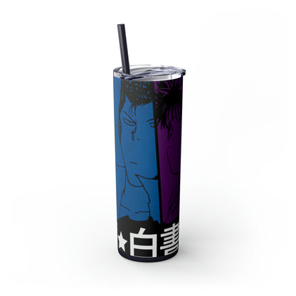 Yu Yu Hakusho Skinny Tumbler with Straw, 20oz