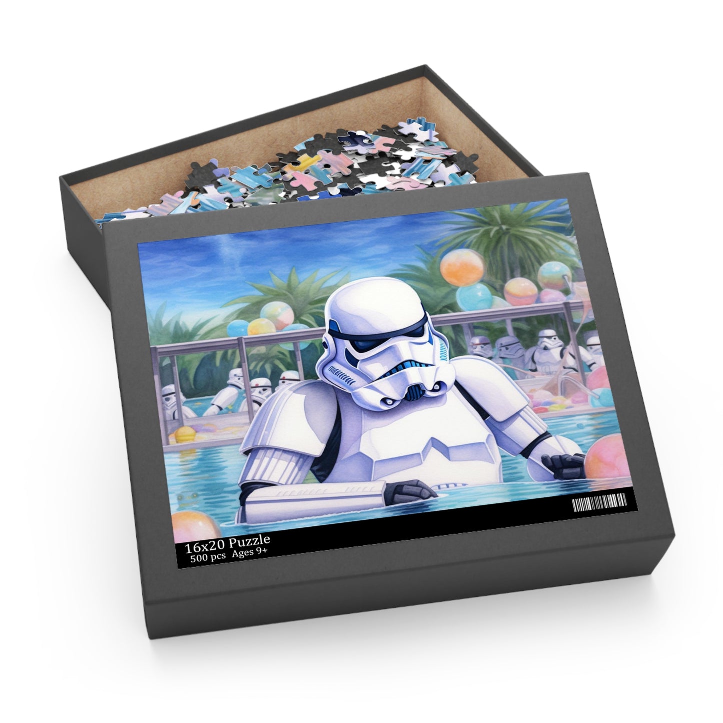 Storm Trooper at the Pool Party Puzzle (120, 252, 500-Piece)