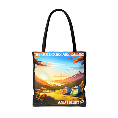 The Outdoors Are Calling Tote Bag