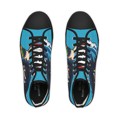 Few Words Tomioka Men's High Top Blue Sneakers