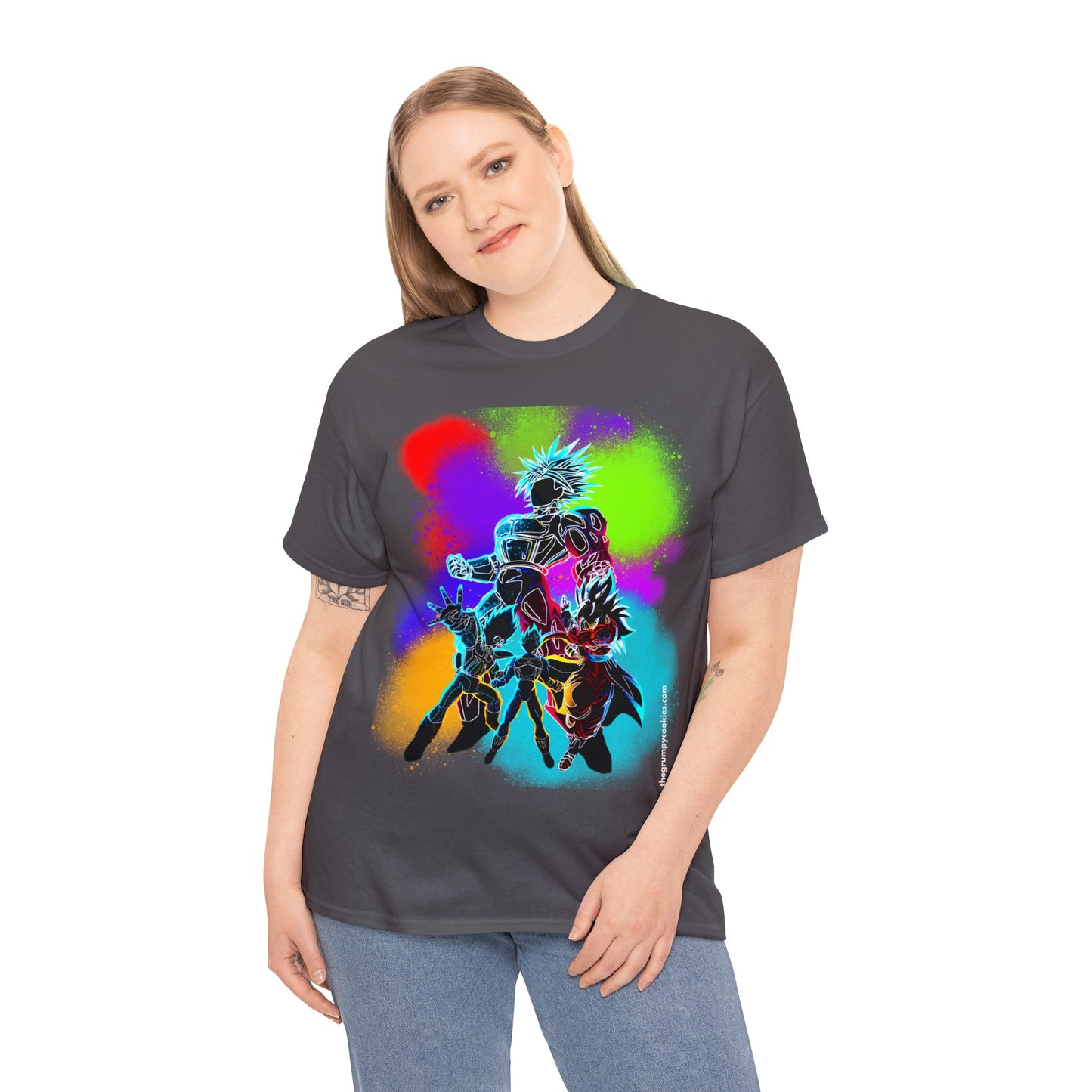 Dragon Ball Z Technicolor Unisex Heavy Cotton Tee