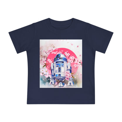 Star Wars - Cherry Blossom R2D2 Baby Short Sleeve T-Shirt