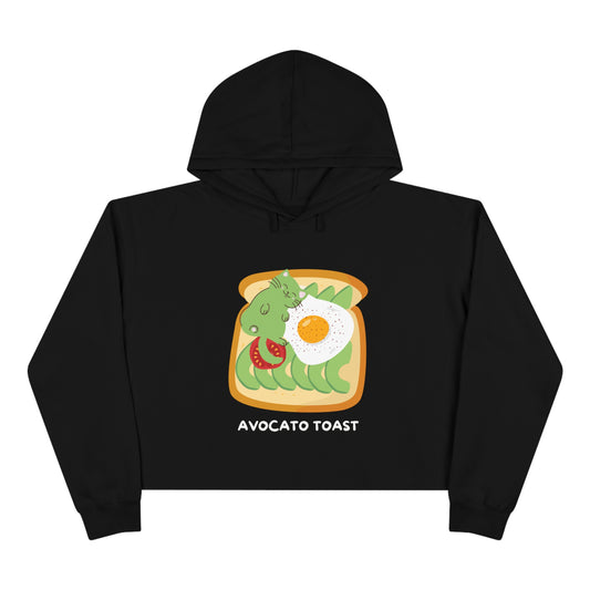 Avocato Toast Crop Hoodie