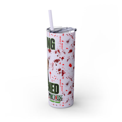 One Piece - Zoro Nothing Happened Skinny Tumbler with Straw, 20oz