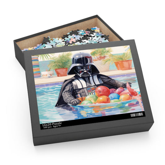 Darth Vader at the Pool Party Puzzle (120, 252, 500-Piece)