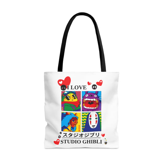 I Love Studio Ghibli Tote Bag