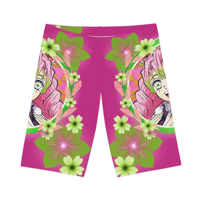 Demon Slayer - Love Me Hashira Mitsuri Women's Bike Shorts