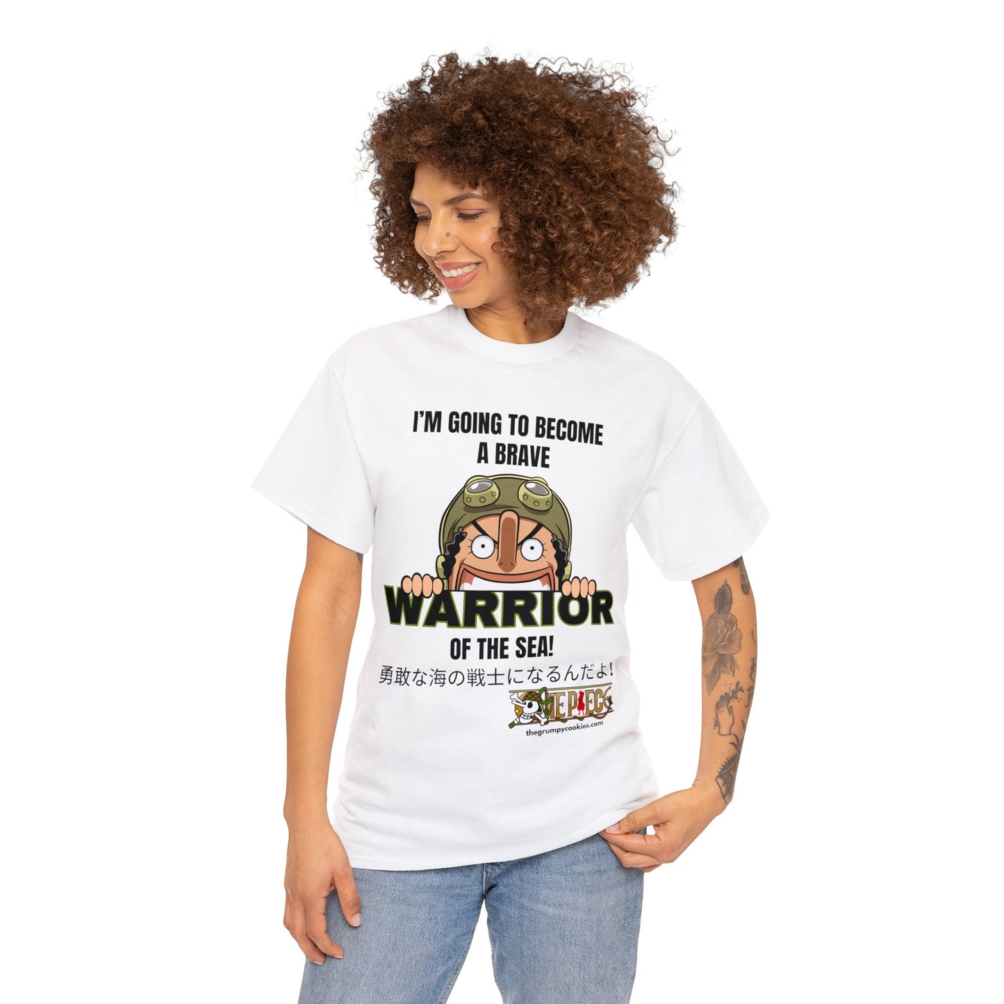 Brave Warrior of the Sea Unisex Heavy Cotton Tee