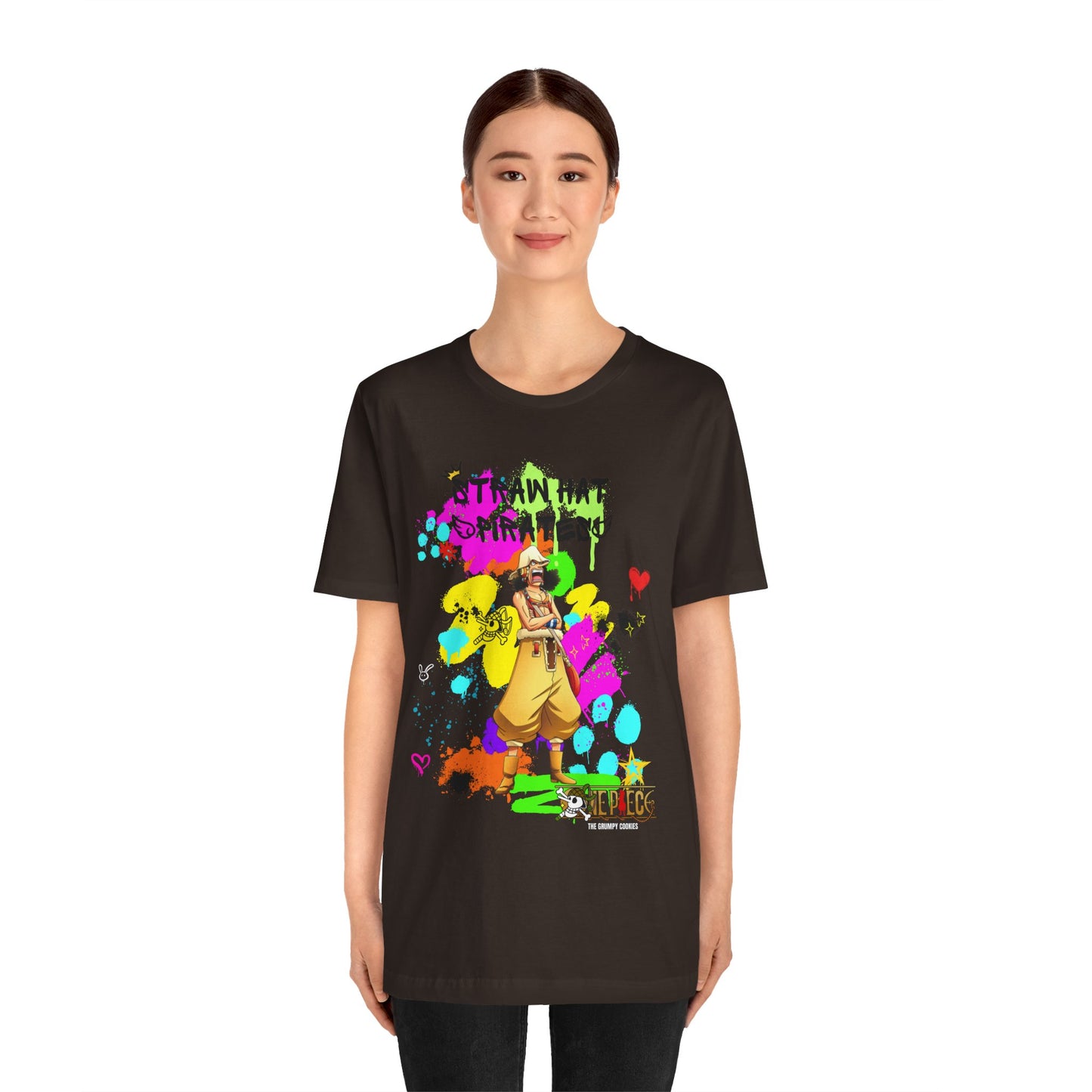 One Piece - Graffiti Usopp  Unisex Jersey Short Sleeve Tee