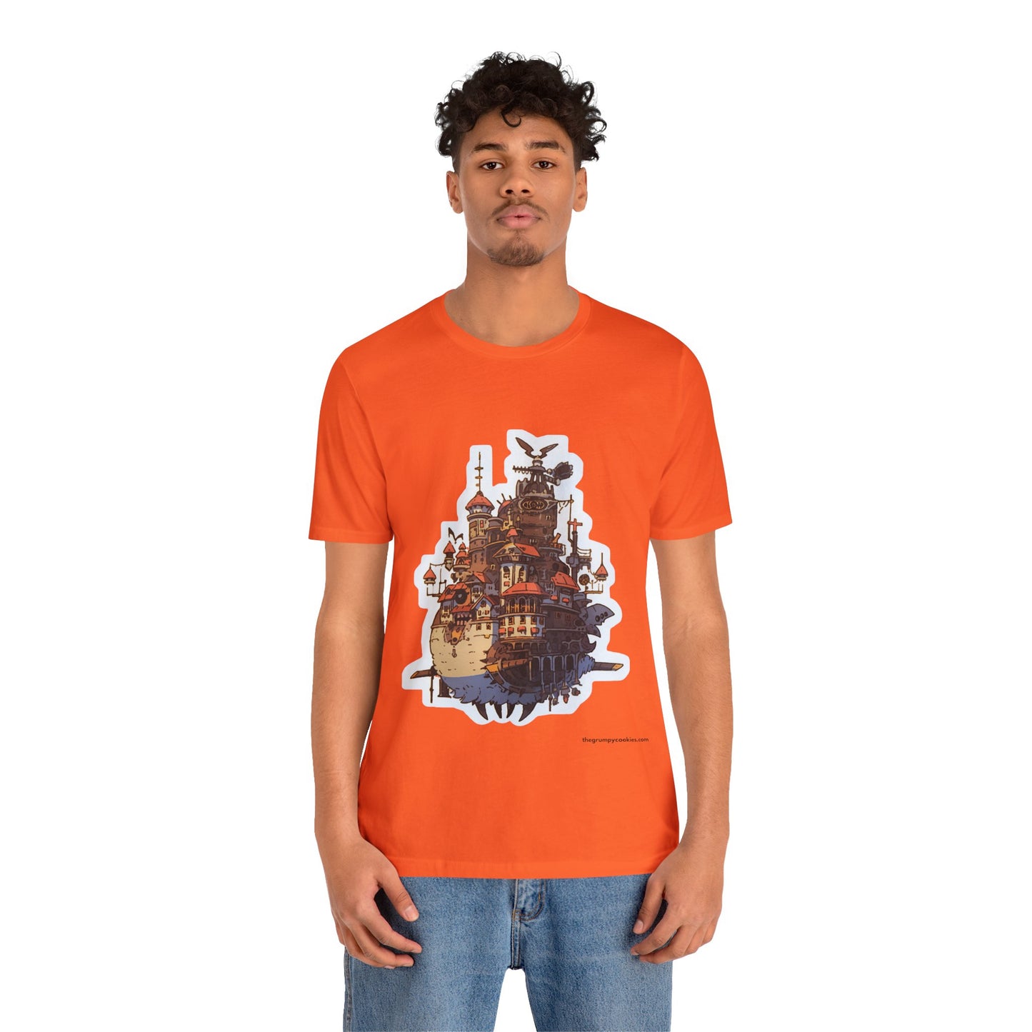 Howl's Moving Castle Jersey Short Sleeve Tee