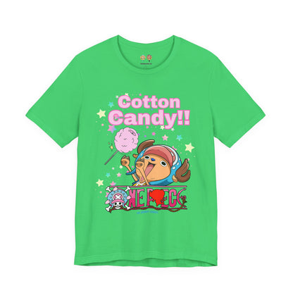 One Piece - Chopper Loves Cotton Candy Unisex Jersey Short Sleeve Tee