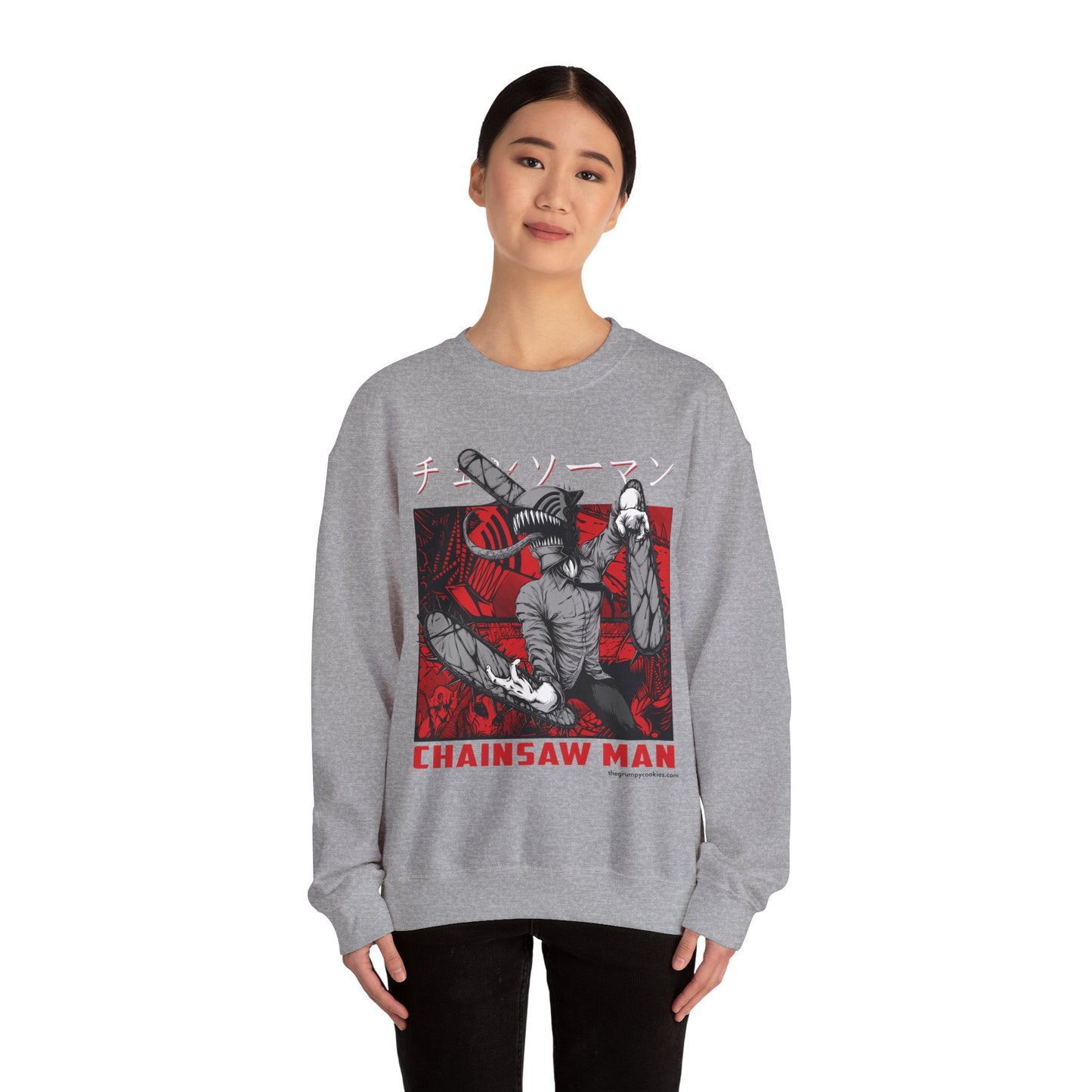 Denji Chainsaw Man  Unisex Heavy Blend™ Crewneck Sweatshirt