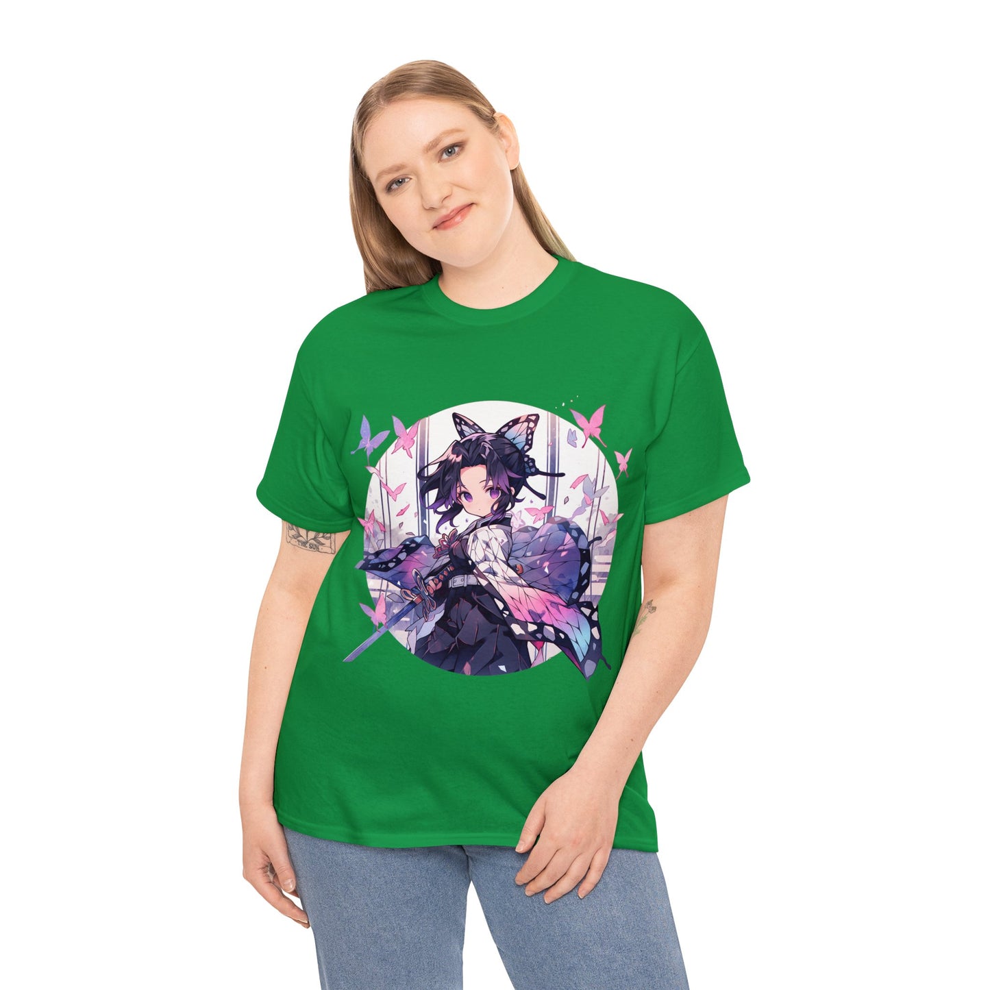 Stained Glass Shinobu Kocho Series Unisex Heavy Cotton Tee