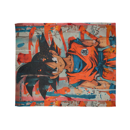 Dragon Ball- Orange Goku Polyester Blanket