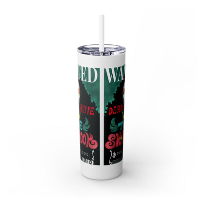 One Piece - Brook Wanted Poster Tumbler with Straw, 20oz