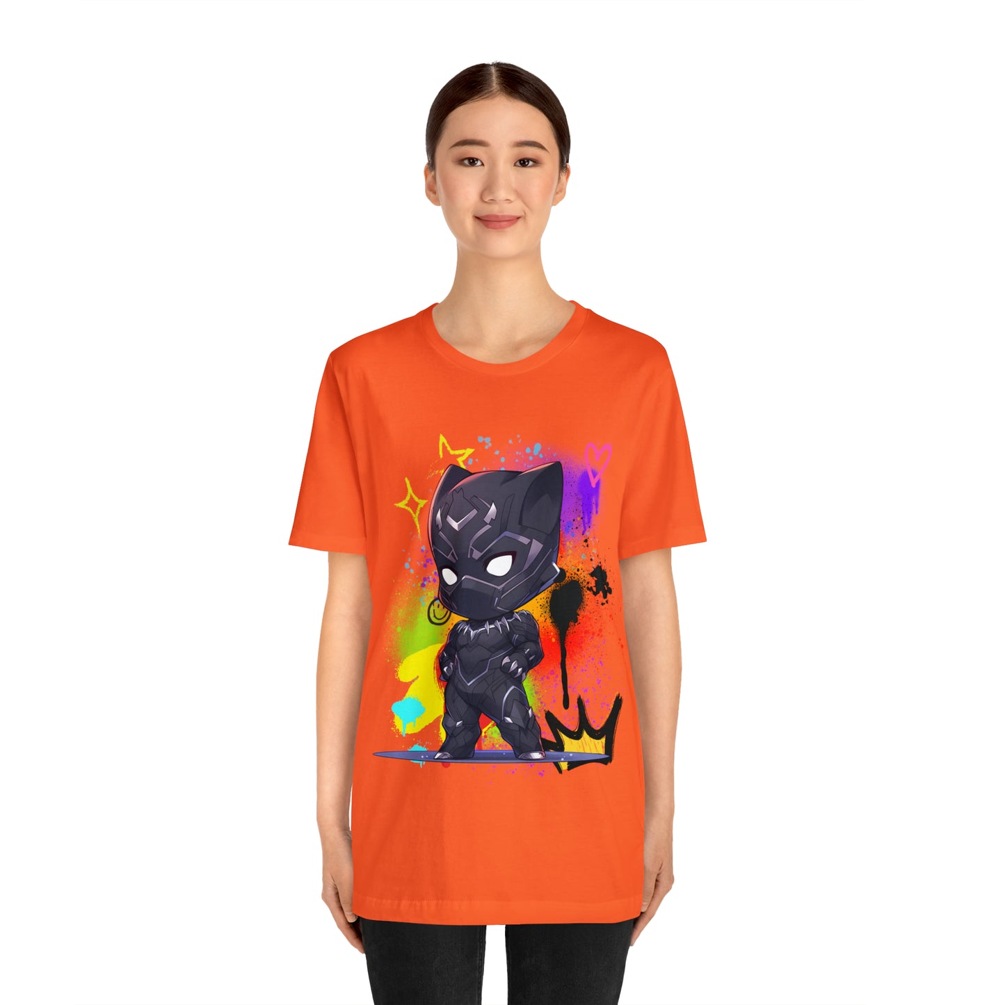 Black Panther Jersey Short Sleeve Tee