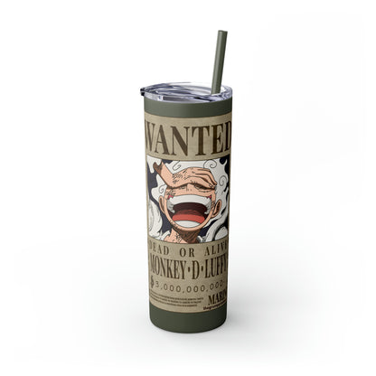 Luffy Fifth Gear Skinny Tumbler with Straw, 20oz