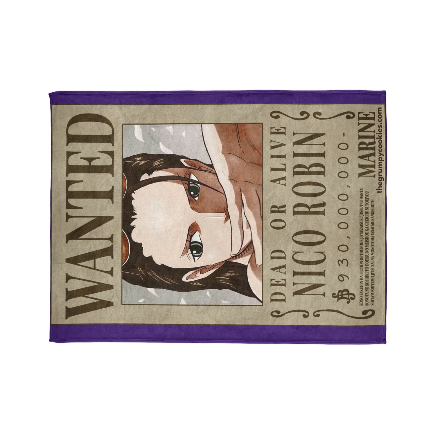 Robin Wanted Poster Polyester Blanket